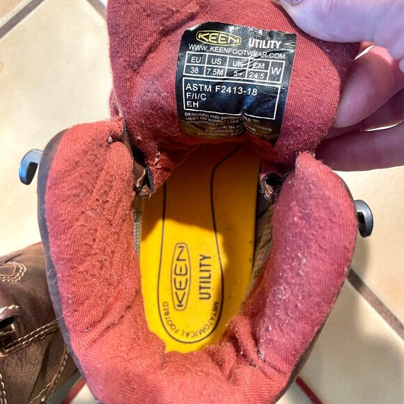 Keen Women Utility boots Seattle Waterproof work boots size U.S. 7.5 EU Size 38 - Picture 10 of 10